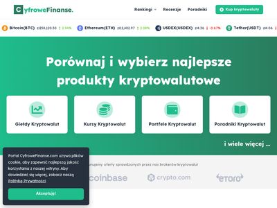 Najlepsze giełdy kryptowalut - cyfrowefinanse.pl
