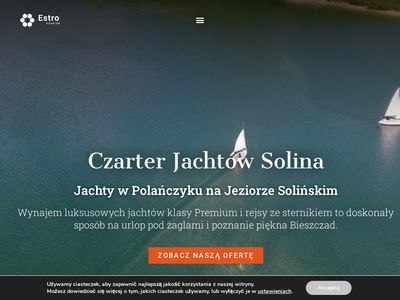 Wynajem jachtów Solina - Estro Czarter