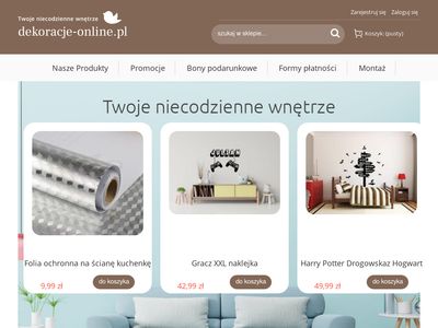 Dekoracje-online.pl - niecodzienne wnętrze Twojego domu