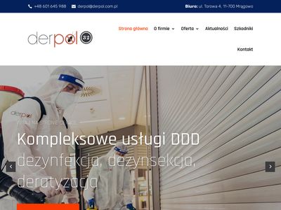 Usługi dezynfekcji mrągowo - derpol.com.pl