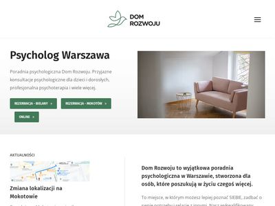 Psychoterapia Warszawa Bielany - dom-rozwoju.pl