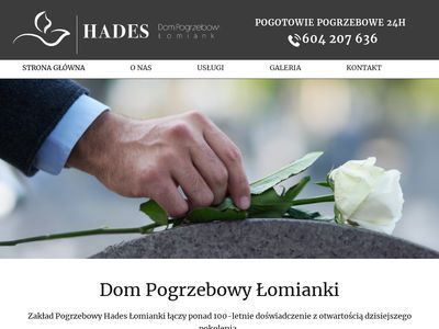 Dom Pogrzebowy Hades – profesjonalna organizacja ceremonii pożegnalnej.