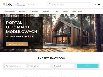 Domy modułowe, portal o zakupie i użytkowaniu domów - domykomfortowe.pl