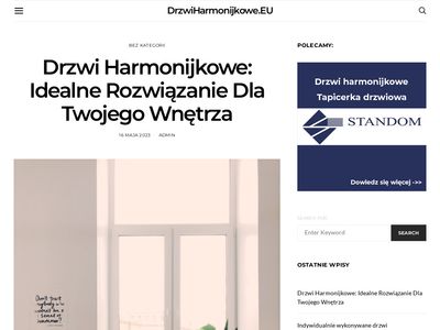 Drzwi harmonijkowe na wymiar - DrzwiHarmonijkowe.eu