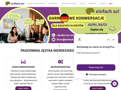 Szkoła języka niemieckiego Warszawa EinfachSO