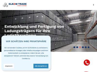 Elkom Trade - producent systemów logistycznych