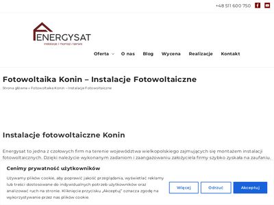 Fotowoltaika Konin / Instalacje Fotowoltaiczne Konin - Energysat