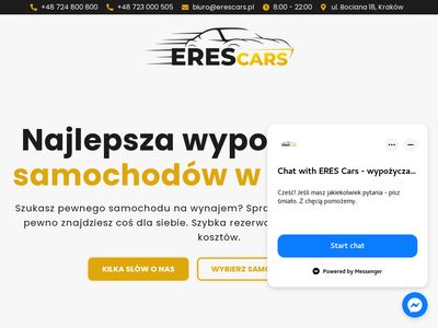 Wypożyczalnia samochodów w Krakowie Eres Cars