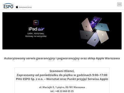 Serwis iPhone Warszawa Espo