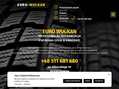 Wulkanizacja Kraków - euro-wulkan.pl