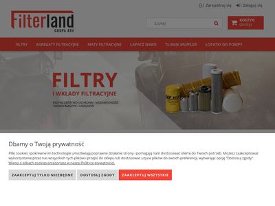 Filtry do maszyn budowlanych, rolniczych, samochodów - Sklep Filterland