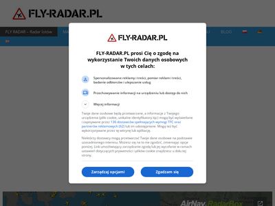 Radar lotów - fly-radar.pl
