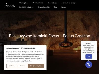Ekskluzywne kominki - focus-creation.com.pl