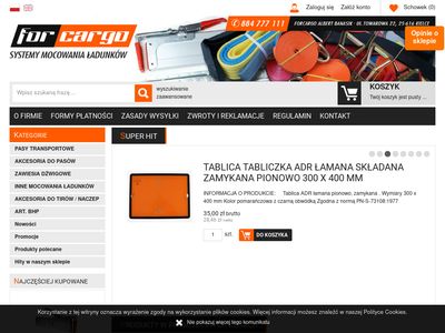 Forcargo24.pl - systemy mocowania ładunków