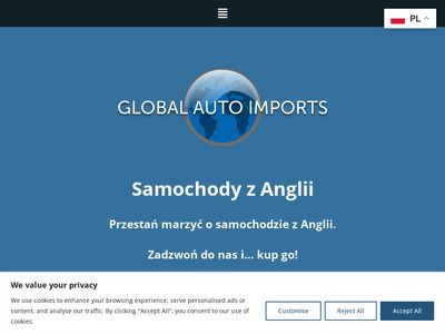Importowanie samochodów z USA i Anglii do Polski - globalautoimports.eu