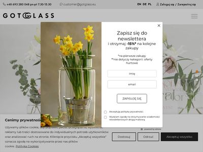 Artykuły szklane użytkowe i dekoracyjne - gotglass.eu