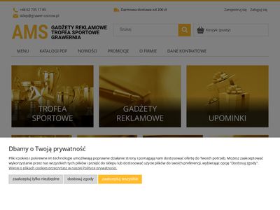 Trofea sportowe personalizowane - grawer-ostrow.pl