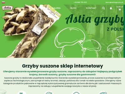 Grzyby suszone - grzybysuszone-sklep.pl
