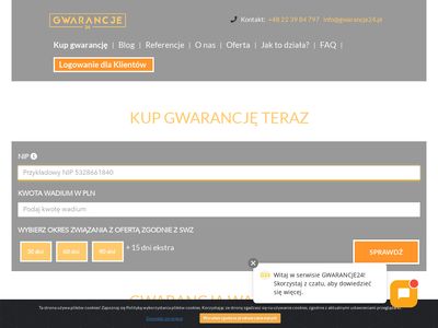 Wadium przetargowe - gwarancje24.pl