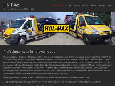 Holowanie i transport pojazdów Wrocław - holowanie.wroclaw.pl