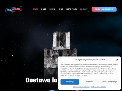 Icewars.pl - dostawa kostek lodu kruszonego w Warszawie