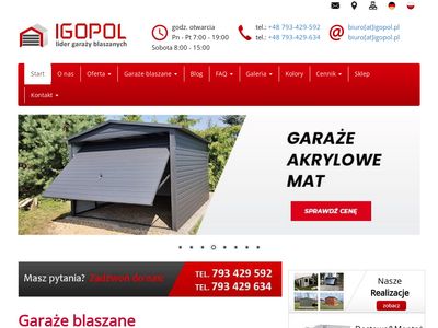 Garaże blaszane - igopol.pl
