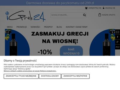 Igrek24 - produkty z różnorodnych regionów Grecji