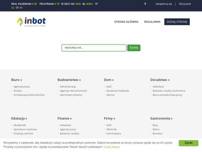 Katalog stron internetowych - inbot.pl