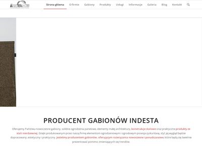 Ogrodzenia gabionowe - indesta.com