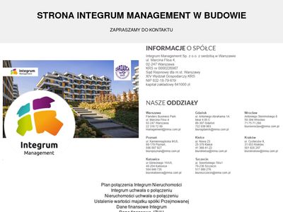 Integrum Management - zarządzanie nieruchomościami