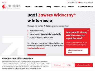 Pozycjonowanie stron - internetica.pl