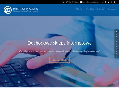 Nowoczesne, funkcjonalne strony internetowe - internetprojects.pl