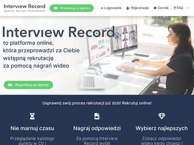 Poznaj nową metodę rekrutacji - interviewrecord.com
