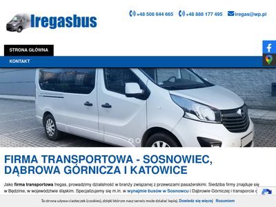 Przewóz osób Dąbrowa Górnicza iregasbus.pl