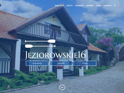 Dom na Mazurach nad jeziorem - jeziorowskie16.pl