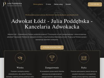 Adwokat Łódź – Julia Poddęnska – Kancelaria Adwokacka