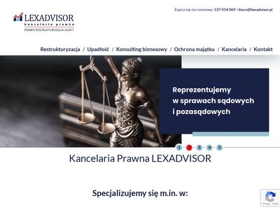 Kancelarialexadvisor.pl - doradztwo przy restrukturyzacji