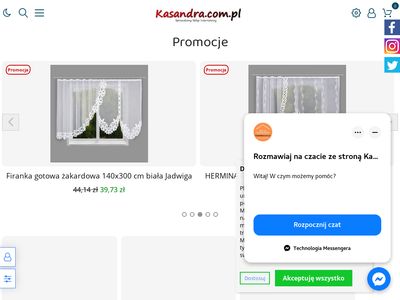 Firanki gotowe - kasandra.com.pl