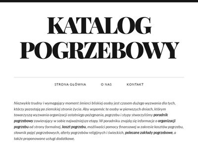 Poradnik pogrzebowy - katalogpogrzebowy.com