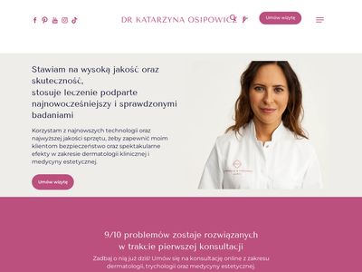 Dermatolog Warszawa - Klinika Dermatologii - Dr Katarzyna Osipowicz