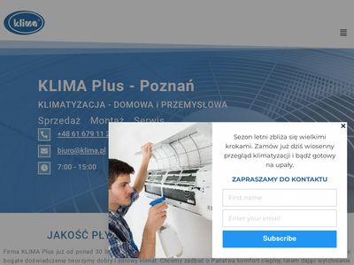 Instalacja klimatyzacji poznań - klima.pl