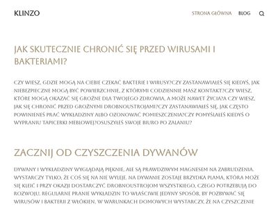 Pranie Tapicerki Kraków - Klinzo.com