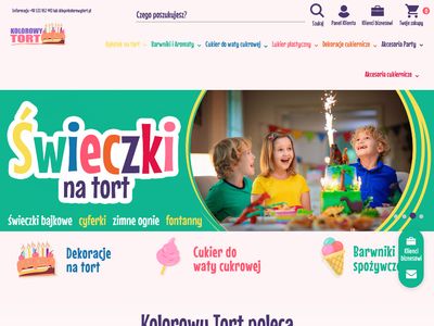 Sklep z dekoracjami na tort - kolorowytort.pl