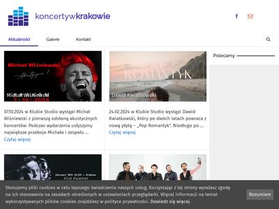 Kraków Wydarzenia - koncertywkrakowie.pl