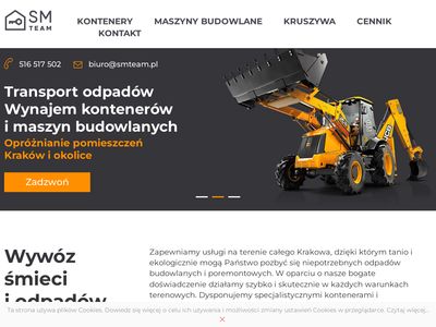 Wynajem Kontenerów Kraków - SMteam