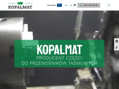 Kopalmat.pl - producent części do przenośników taśmowych