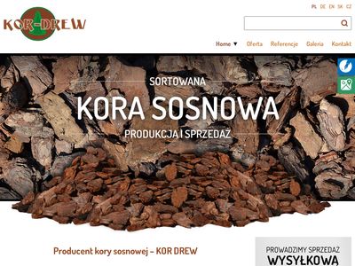 Producent kory sosnowej - kordrew.pl