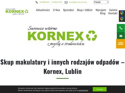 Wynajem prasokontenerów - kornex.com.pl