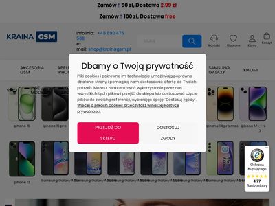 Sklep Internetowy z Akcesoriami do Telefonów - krainagsm.pl/