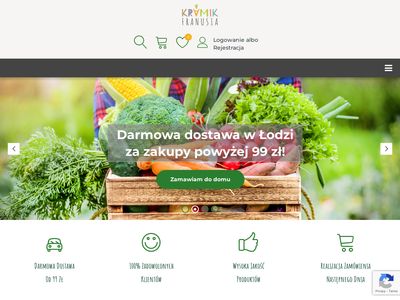 Warzywa, owoce na dowóz - sklep spożywczy online Łódź Kramik Franusia